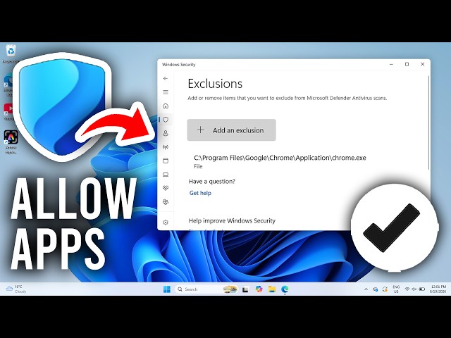 How To Allow Apps Blocked By Windows Security - Defender