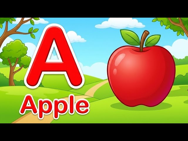 A for Apple B for Ball । ABCD Learning for Kids | English Alphabet Letters | A to Z Learning