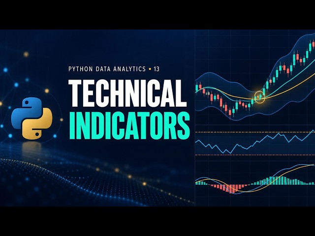 Python Data Analytics #13: Technical Indicators on Real Price Series in Python