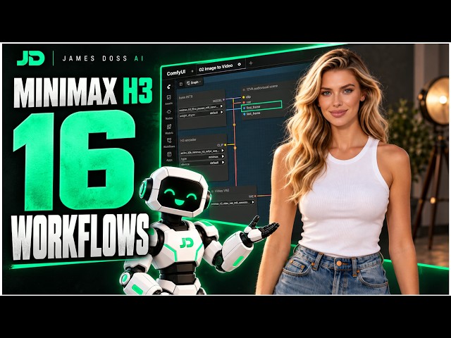 Ultimate MiniMax H3 ComfyUI Tutorial: 16 Workflows Explained