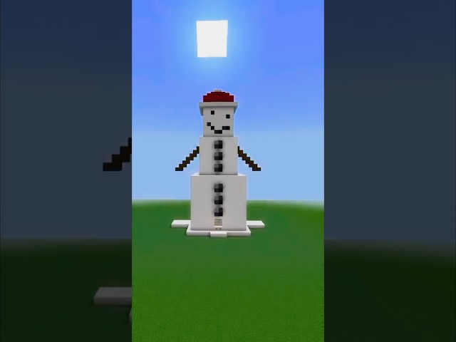 Noob vs pro vs hacker snowman ⛄ Challenge 🥵 #shorts #short #viralshorts #minecraft