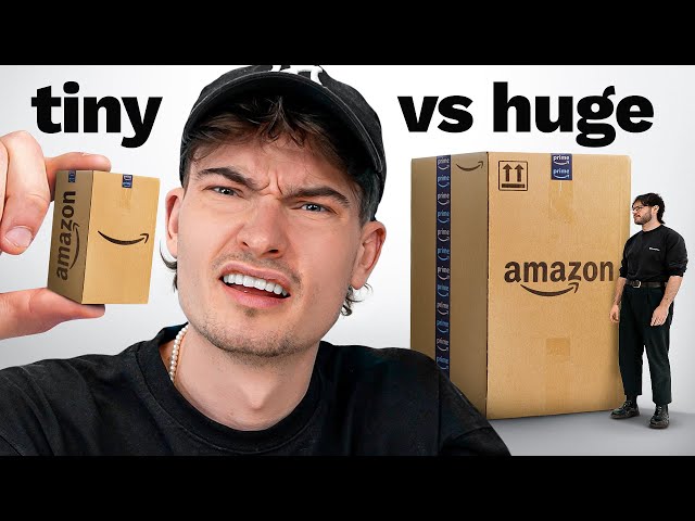 We Tested Big VS Small Amazon Products!