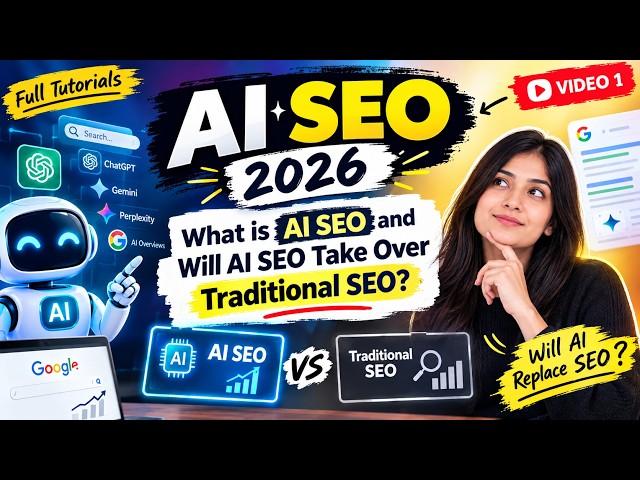 What Is AI SEO AI SEO vs Traditional SEO Explained  Complete AI SEO Course #seo #aiseo #seo2026