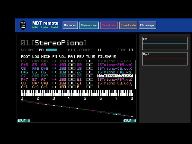 Stereo Piano From PSRAM