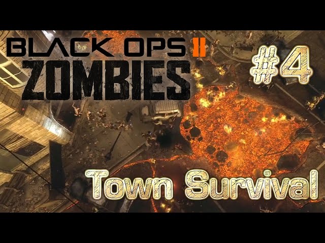 Black Ops 2 Zombies Town Survival: Day 1 - Part 4 The Final Stand