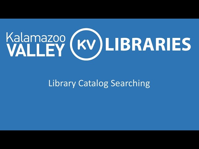 Library Catalog Searching