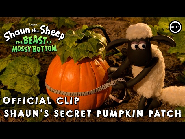 Shaun The Sheep: The Beast of Mossy Bottom | Official Clip - Shaun's Secret Pumpkin Patch