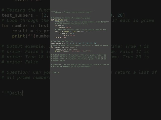 teaching point #python #showcase