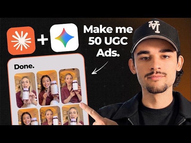 Claude + Gemini Omni = 50 Viral AI UGC Ads a Day (Full Tutorial)