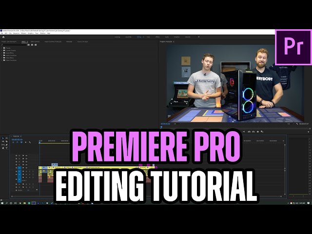 Adobe Premiere Pro Tutorial - Editing Basics 2020