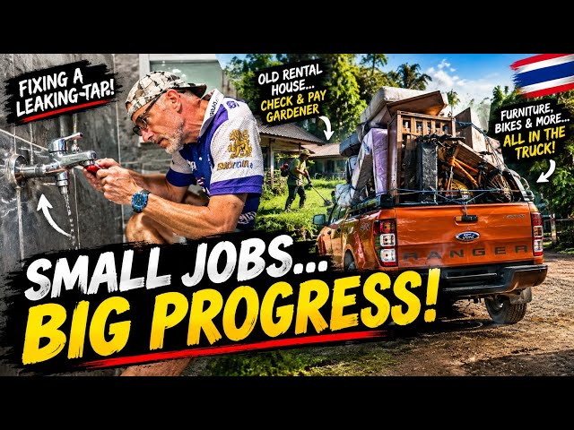 I Can't Believe How Much I Fit In My Truck! | Moving Forward With My Cheap Thai Rental