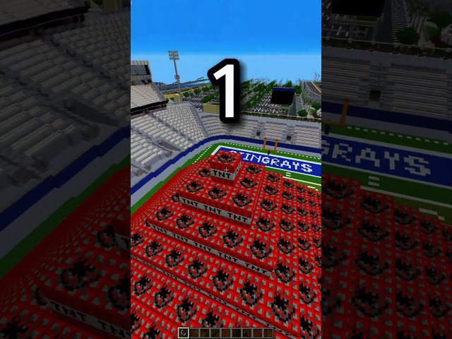 Minecraft TNT Explosion (NASA PC) #minecraft