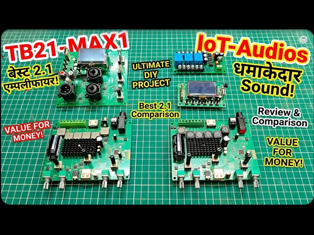 TB21-MAX TPA3116d2 50+50+100w 2.1 Amplifier with Optical Coaxial and Mic & remote #amplifier