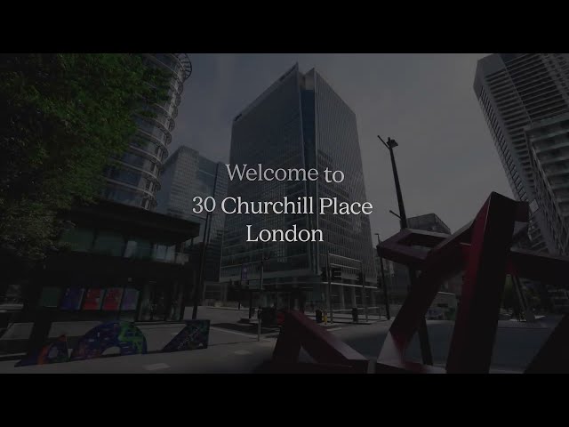 A Double-Height Atrium in Canary Wharf | WeWork 30 Churchill Place