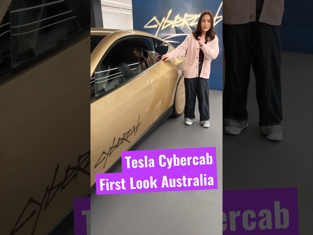 Tesla Cybercab First Look Australia: Exclusive Walkaround in Sydney
