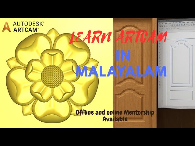 🔥 ArtCAM Malayalam Tutorial Live | CNC 3D Design & Toolpath Explained Step-by-Ste
