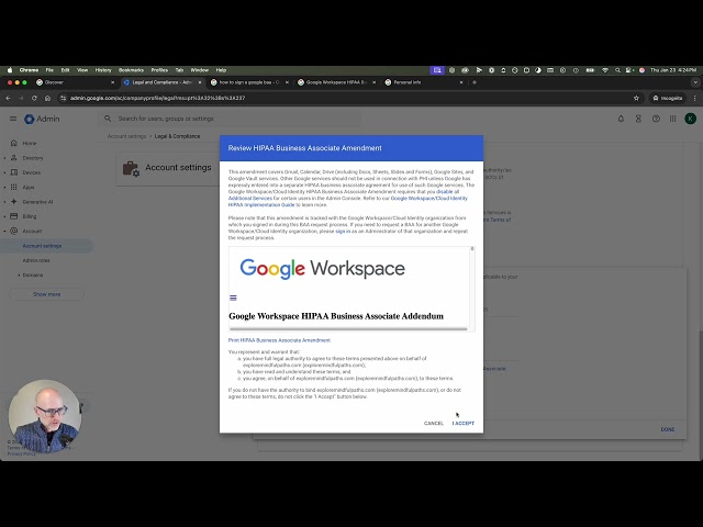 Make Google Workspace HIPAA Compliant