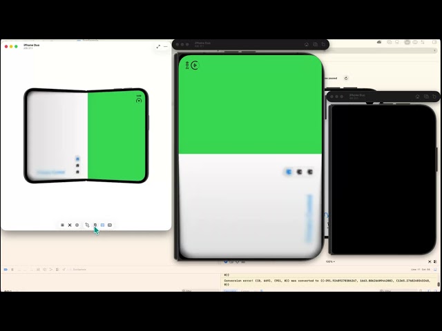 Xcode starts 2 different simulators for iPhone Duo