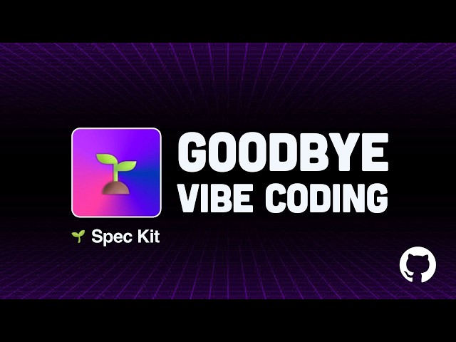 Spec Kit: Github's NEW tool That FINALLY Fixes AI Coding