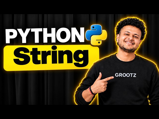 Python Course Day 16 | Strings Part 1 | Indexing, Slicing & String Operators