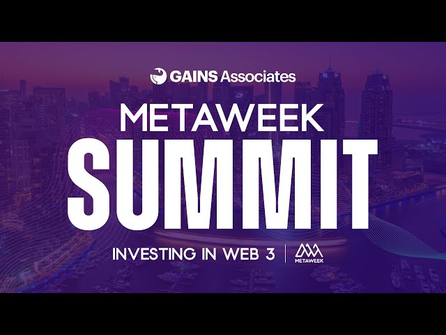 🇦🇪 MetaWeek Summit: INVESTING IN WEB3 🎙️