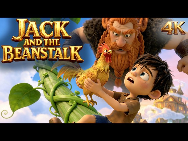 Jack and the Beanstalk | 4K 3D Animation | English Fairy Tales