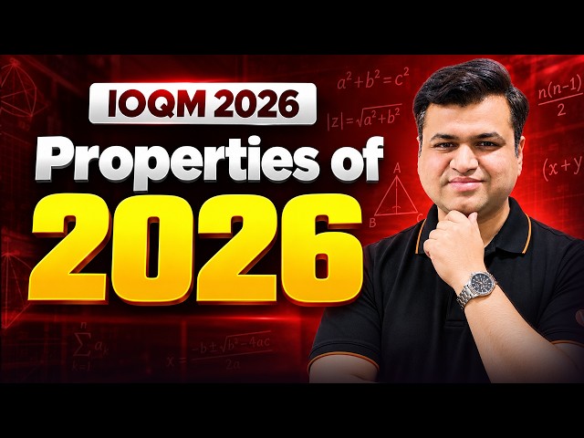 IOQM 2026: Properties of 2026 | Must Know | Math Olympiad | Chetan Sir | VOS