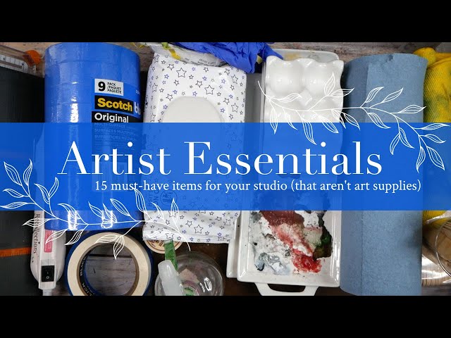 Artist essentials: 15 must-have items for your studio (that aren't art supplies)