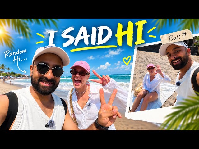 A Random Hello Changed My Entire Bali Trip 🇮🇩😍