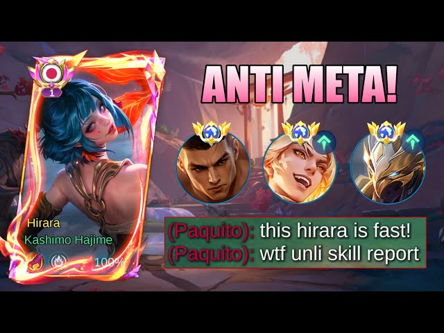 NEW HIRARA BEST EFFECTIVE WAY TO DOMINATE STRONG META HEROES IN NEW SEASON🔥