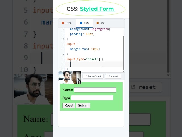 HTML Login Form Design #form #htmltutorial #loginform