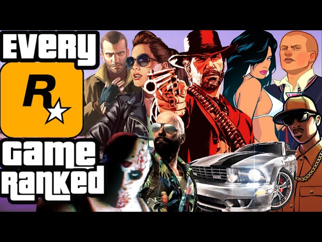Ranking EVERY Rockstar Game From WORST TO BEST (All 43 Games!)