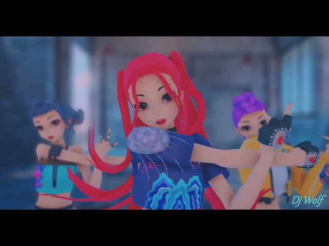 [MMD x Kpop Demon Hunters] MEOVV - Hit 'Em {Huntrix}