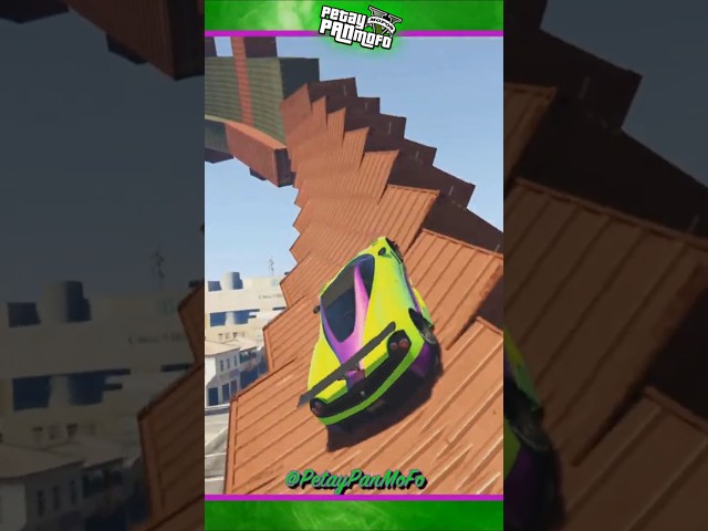 Old Skool Auto Wallride Stunt 🎮 (GTA Online Custom Stunt Race - PS Link)