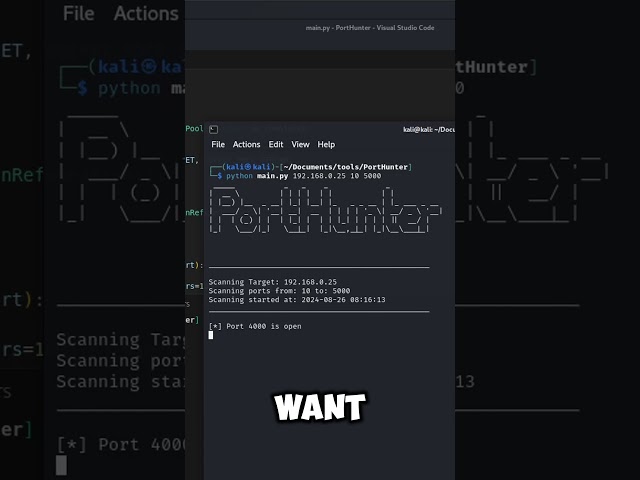 Comment info to get more details about tool #shorts #python #hacker