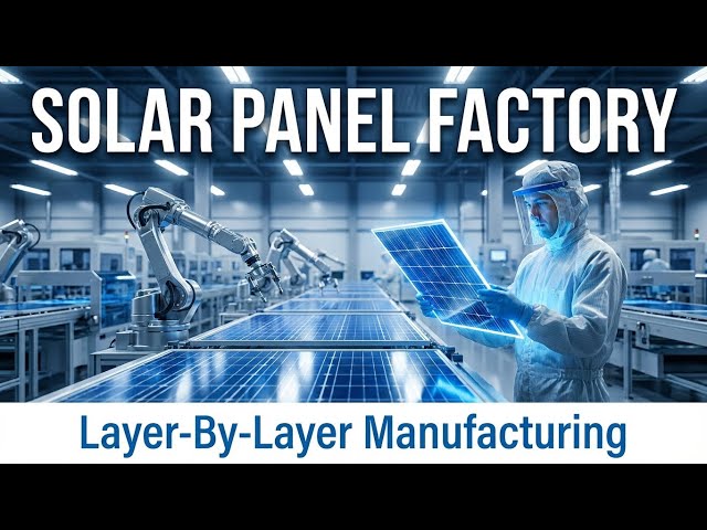 Inside Today’s Solar Panel Factory | Full Layer-by-Layer Manufacturing
