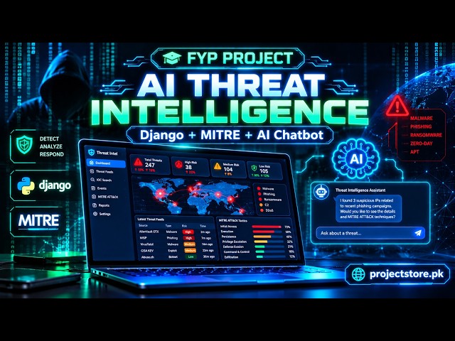 AI Threat Intelligence Project | Django + MITRE ATT&CK + FLAN-T5 | AI Chatbot + FYP