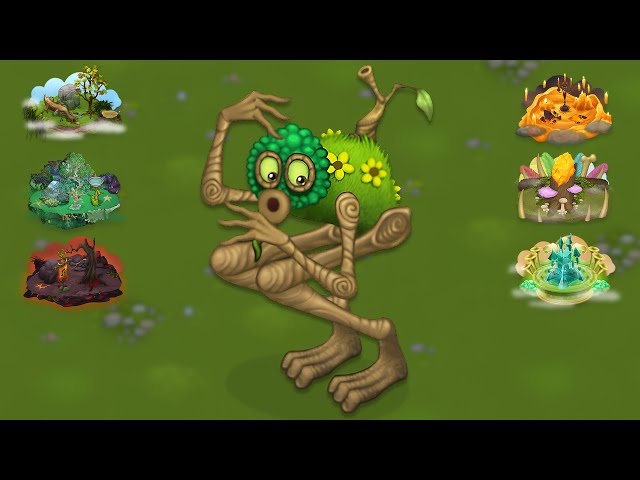 Shrubb - All Monster Sounds & Animations (My Singing Monsters)