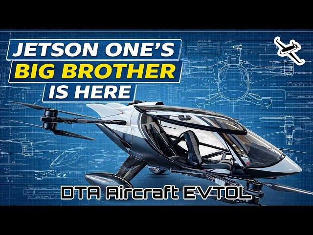 DTA EVTOL: 2 Seater with a Ballistic Parachute eVTOL