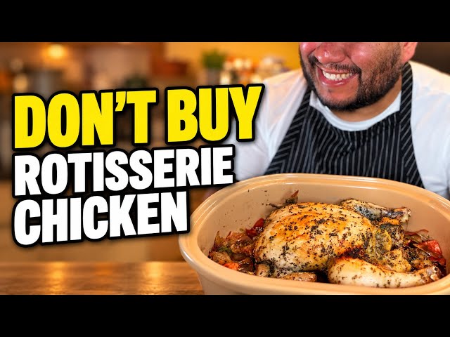 No rotisserie chicken here