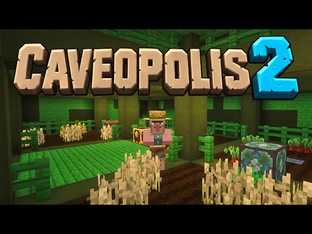 I Found A FARMER UNDERGROUND! #4 | Caveopolis 2