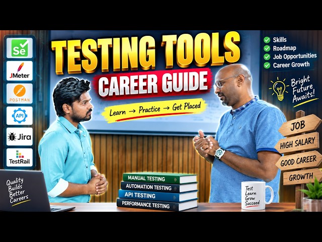 Testing Tools Career Guide | Learn Manual, Automation & API Testing| Vcube