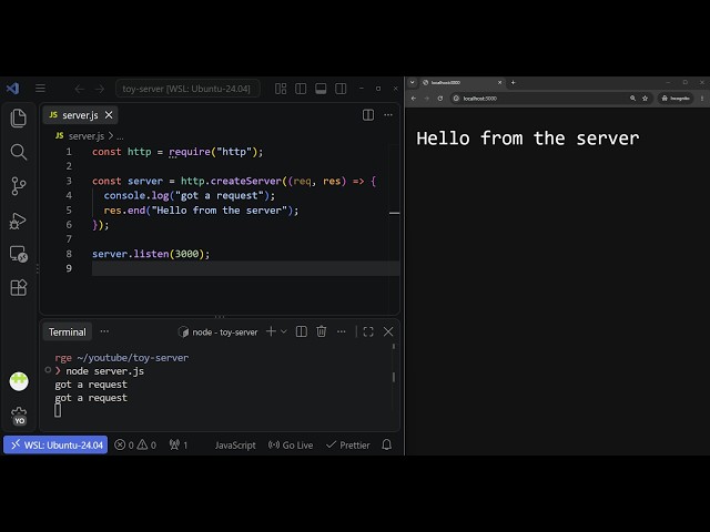 Let's Build a Real Server From Scratch (Node Backend Series, Part 1)