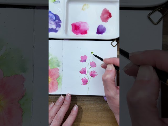 Quick and Simple Watercolor Flowers