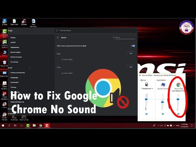 How to Fix Google Chrome No Sound (no audio) 100% on Window 10 2020