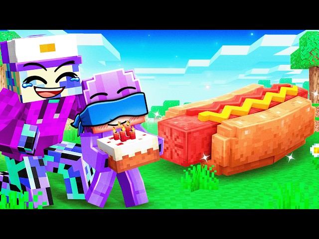 Surprising Baby Dash with DREAM BIRTHDAY in Minecraft!