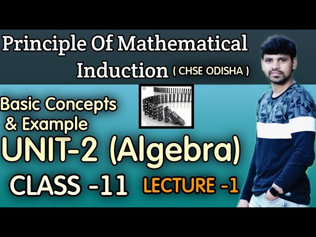 Principle Of Mathematical Induction Class11 CHSE Odisha ||plus two 1stt Year Math Unit2 Algebra ||