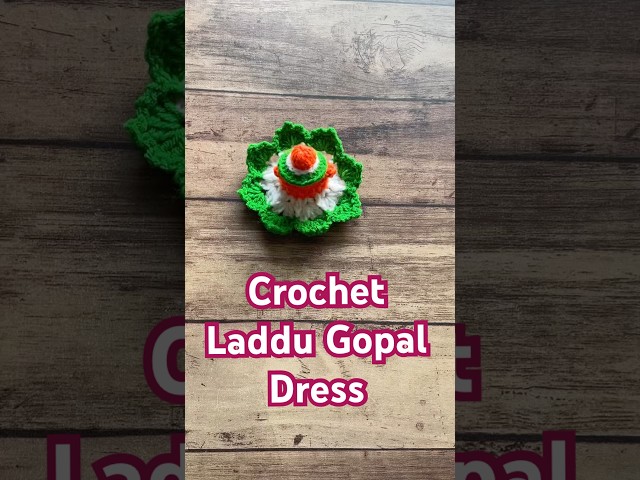 Crochet laddu Gopal dress. #tukitakicrochet #crochet #crochetforbeginners #diy  #crochetladdugopal
