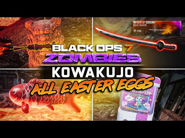 EVERY Side Easter Egg in KOWAKUJŌ (All Secret Rewards & Upgrades) - Black Ops 7 Zombies
