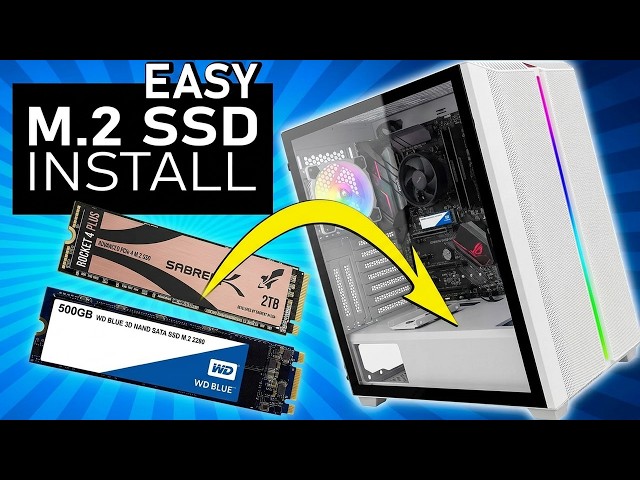 How to Install an M.2 SSD - Step By Step Setup and Install Guide!